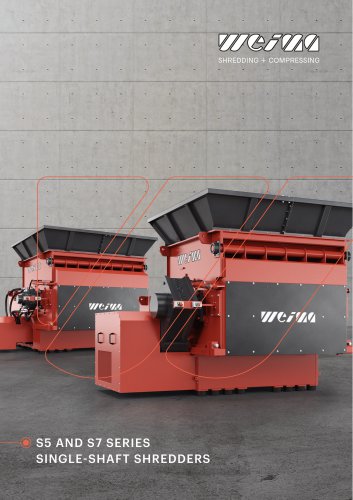 S5 and S7 series | Single-shaft shredders