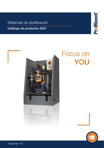 ProMinent Catálogo de productos 2025 - Folio 1 - Bombas de dosificación y componentes