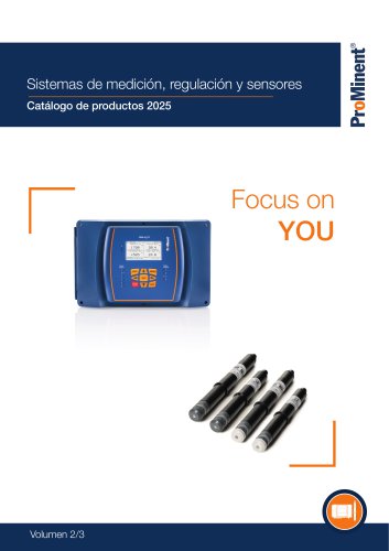ProMinent Catálogo de productos 2025 - Folio 2 - Tecnología de medición, de control y de sensores
