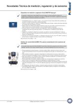 ProMinent Catálogo de productos 2025 - Folio 2 - Tecnología de medición, de control y de sensores - 9