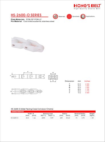 HS - 2600 - O SERIES