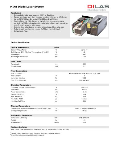 MINI Diode Laser System