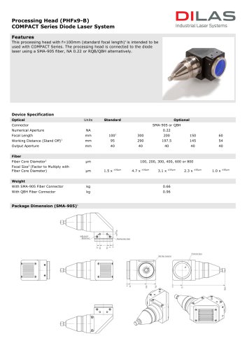 Processing Head, 90° Bended Version (PHFx9-B)