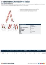 2-SECTION COMBINATION INSULATED LADDER