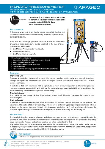 MÉNARD PRESSUREMETER