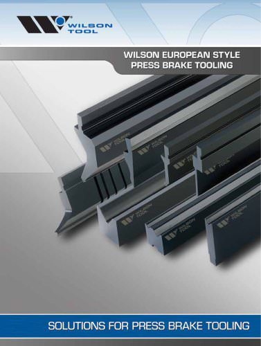 European Style Press Brake Tooling Catalog