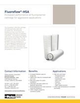 Fluoroflow-HSA Filter Cartridge