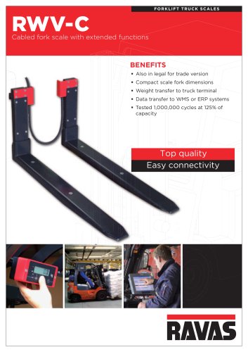 Truck scales: RWV Weighing forks