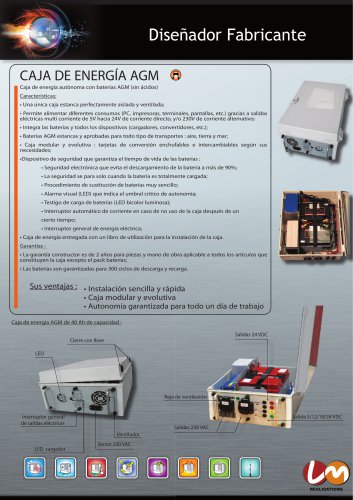 CAJA DE ENERGÍA AGM