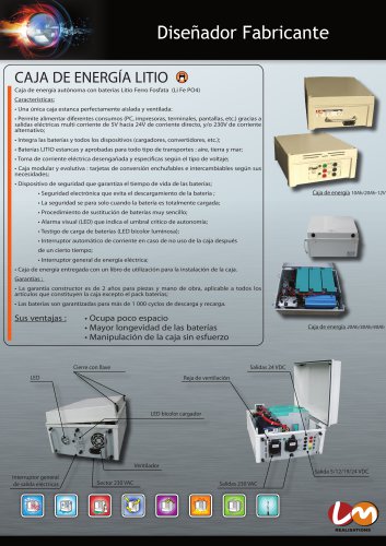 CAJA DE ENERGÍA LITIO