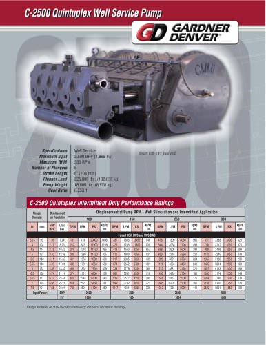 C-2500 Pump Model