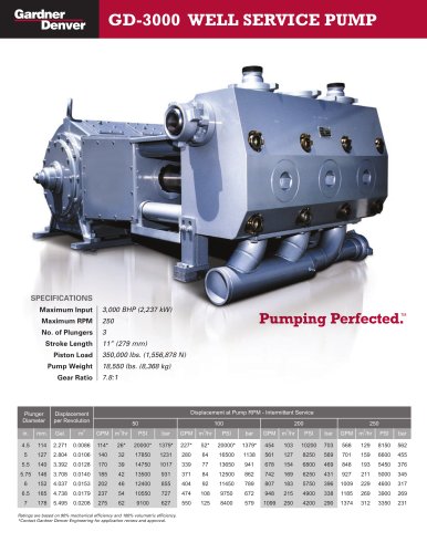 GD-3000 Pump Model