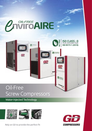 Oil-Free Screw Compressors Water-injected Technology