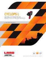 Cyclops L - UNA FAMILIA DE PIRÓMETROS SIN CONTACTO DE ALTA PRECISIÓN PORTÁTILES