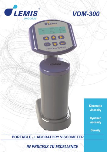 PORTABLE/LABORATORY DENSITY & VISCOSITY METER VDM-300