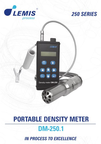 PORTABLE SUBMERSIBLE DENSITY METER DM-250.1