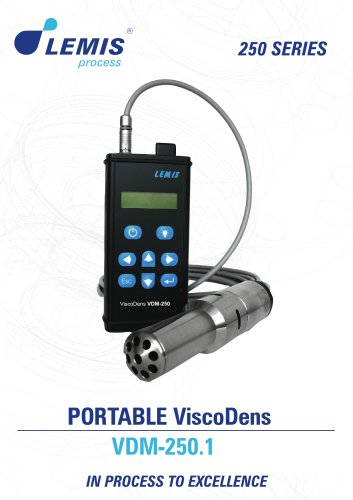 Portable Viscosity and Density Meter VDM 250.1