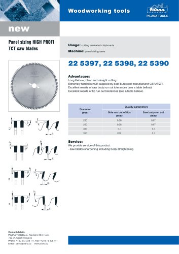 Panel Sizing TCT Saw Blade HIGH PROFI