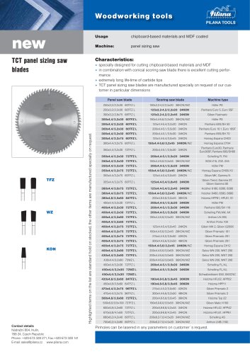 TCT Saw Blades for Large Panel Sizing