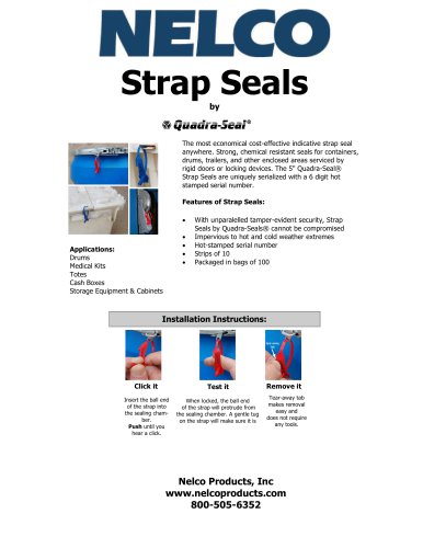 strap seals