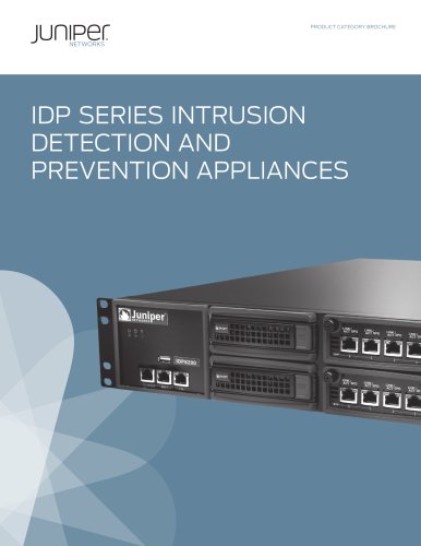 IDP Series Intrusion Detection and Prevention Appliances