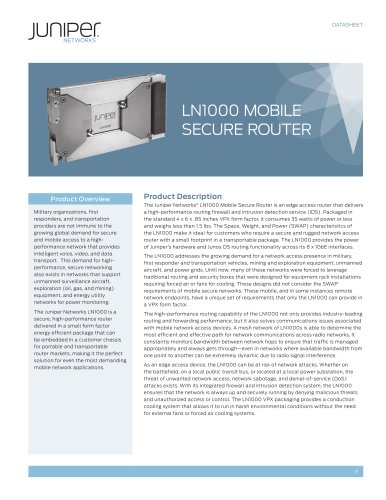 LN1000 Mobile Secure Router