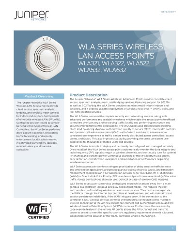 WLA Series Wireless LAN Access Points