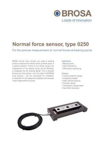 Normal force sensor