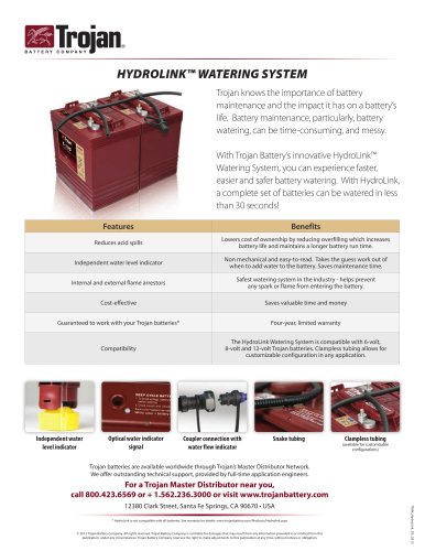 HYDROLINK? WATERING SYSTEM