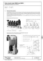 Valve banks type BWN and BWH