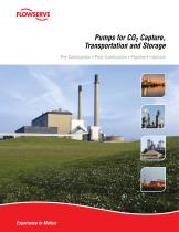 Pumps for CO2 Capture, Transportation and Storage