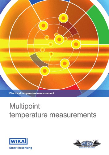 Electrical temperature measurement Multipoint temperature measurements