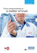 Force measurement is a matter of trust