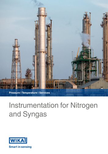 Instrumentation for Nitrogen and Syngas