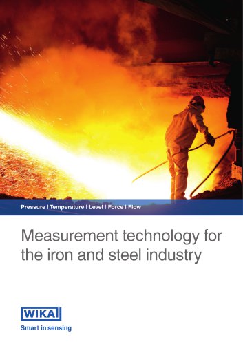 Measurement technology for the iron and steel industry