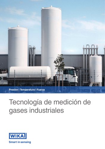 Presión | Temperatura | Fuerza Tecnología de medición de gases industriales