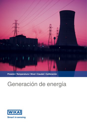 Presión | Temperatura | Nivel | Caudal | Calibración Generación de energía