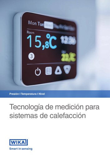 Presión / Temperatura / Nivel Tecnología de medición para sistemas de calefacción