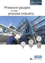 Pressure gauges in the process industry