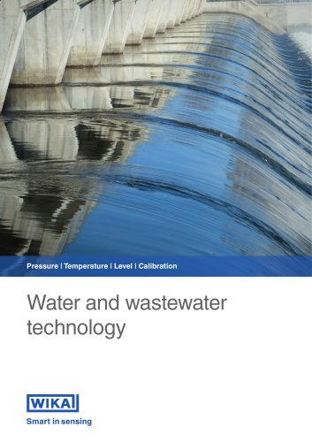 Pressure | Temperature | Level | Calibration Water and wastewater technology