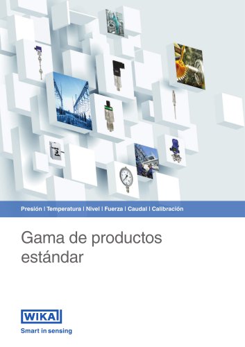 WIKA Gama de productos  estándar