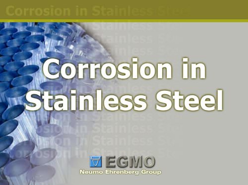 Corrosion in stainless steel