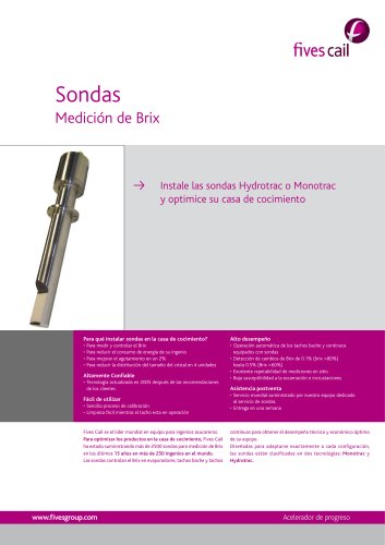 Sondas Medición de Brix