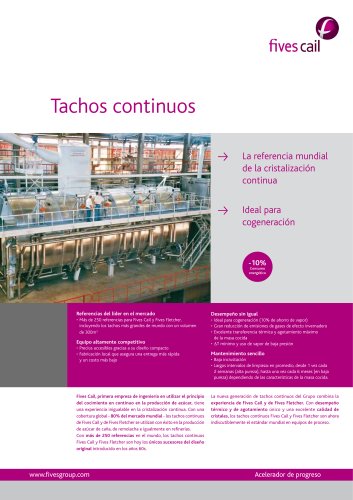 Tachos continuos