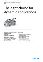 MCA asynchronous servo motor