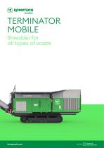 Terminator Mobile - Shredder for all types of Waste