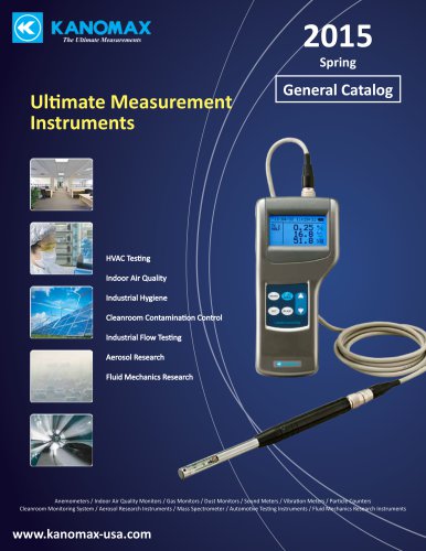 Kanomax General Catalog (2015)