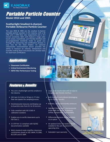 Poratble Particle Counter