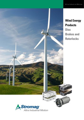 Wind Energy Products Disc Brakes and Rotorlocks