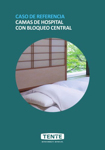 CAMAS DE HOSPITAL CON BLOQUEO CENTRAL